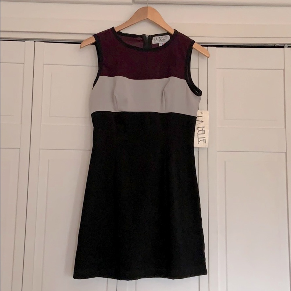 Vintage suede-like dress